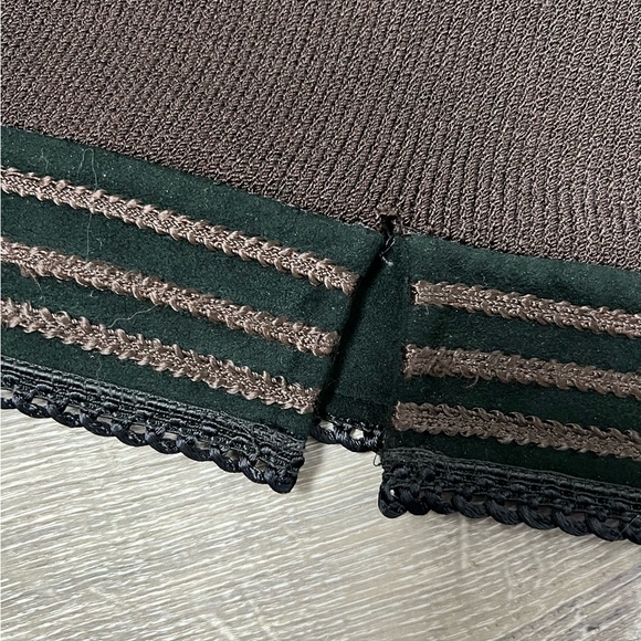 St. John Collection by Marie Gray Brown Wool Blend Skirt- 6 - Picture 6 of 9